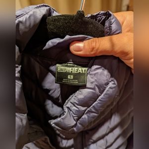 Blue puffy vest, size sm